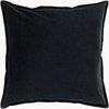 Cotton Velvet Lumbar Pillow Down, Decorative Pillow by Surya, 13" length x 19" width thumbnail