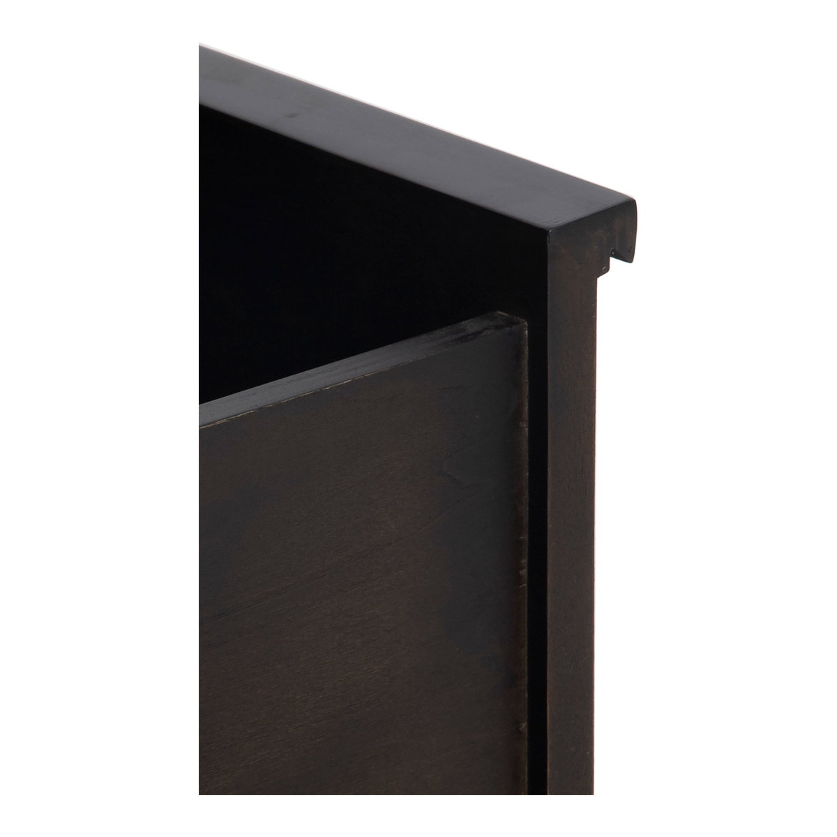 Ashcroft Nightstand Dark Grey, by Moe's Home, 26.5" width x 18" height x 19" depth View 9