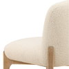Ember Dining Chair Set of 2 Cream, by Dovetail, 19.6" width x 33" height x 25.8" depth thumbnail 6