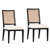 Norton Dining Chair Set of 2 Black thumbnail 0