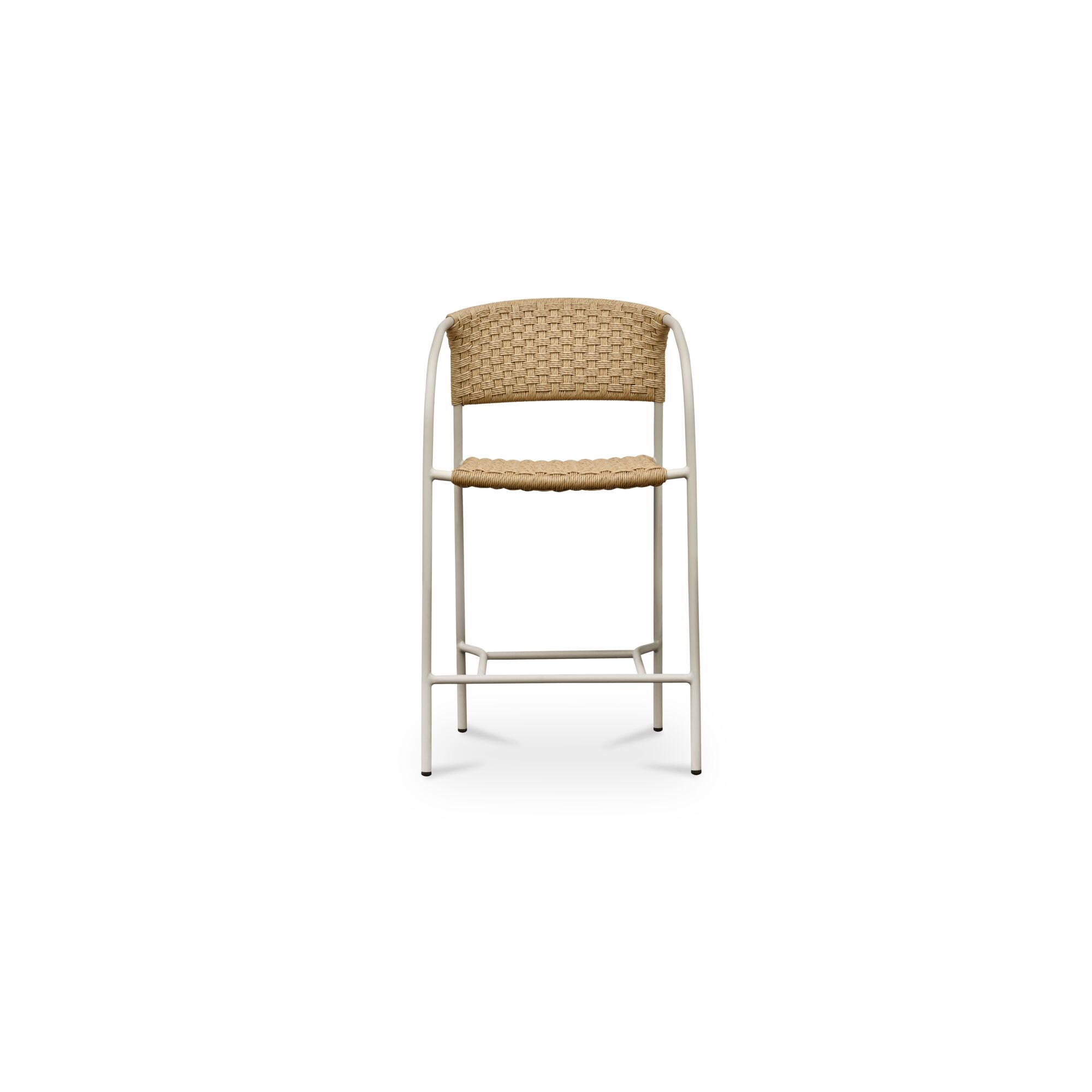 Zola Outdoor Counter Chair Natural, Counter & Bar Stool by Moe's Home, 24" width x 38.66" height x 23" depth View 1