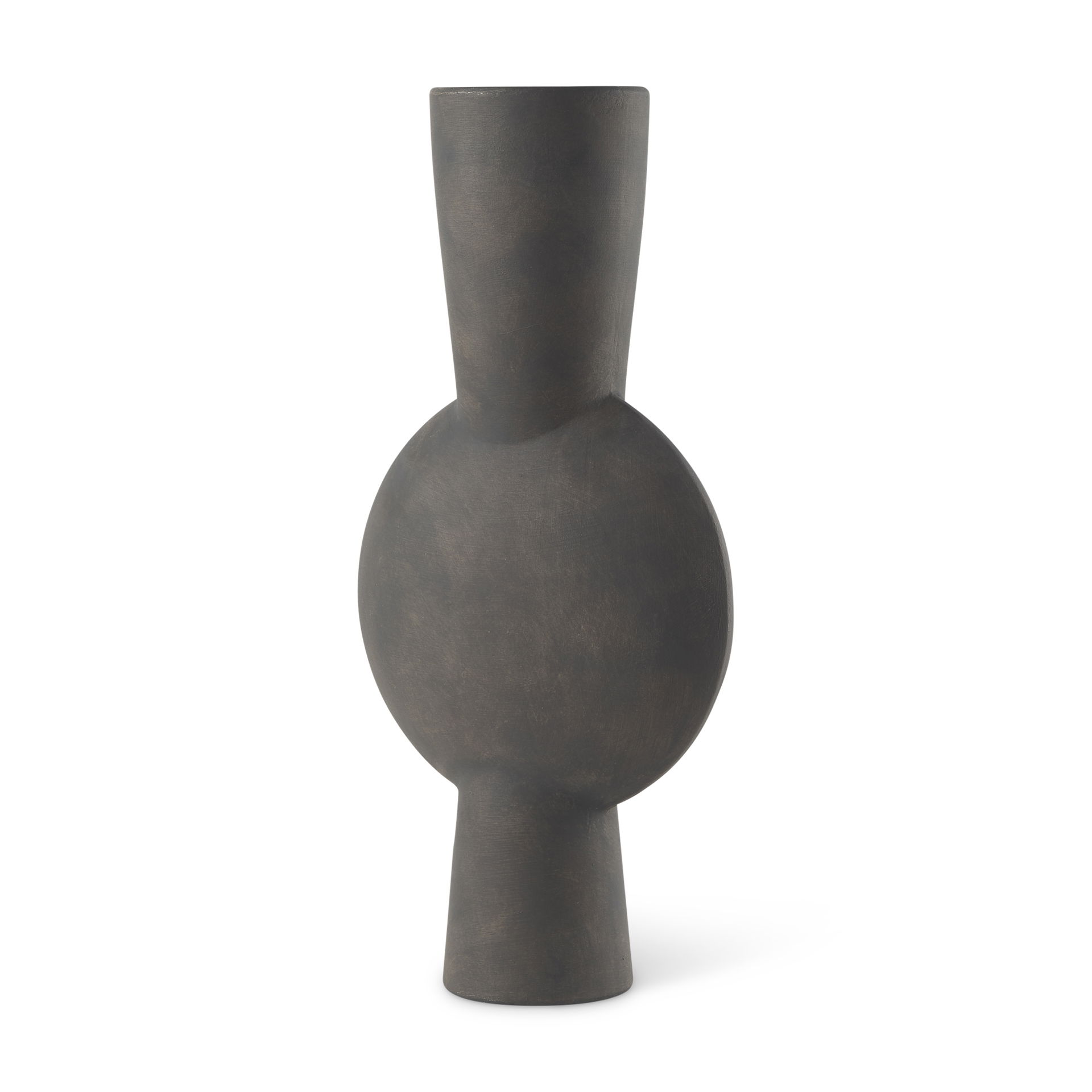 Kaz  Earthy Brown Ceramic Vase large image 