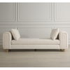 Repose Oversized Ivory Bench, Benche by Uttermost, 90.5" width x 28.5" height x 26" depth thumbnail 2