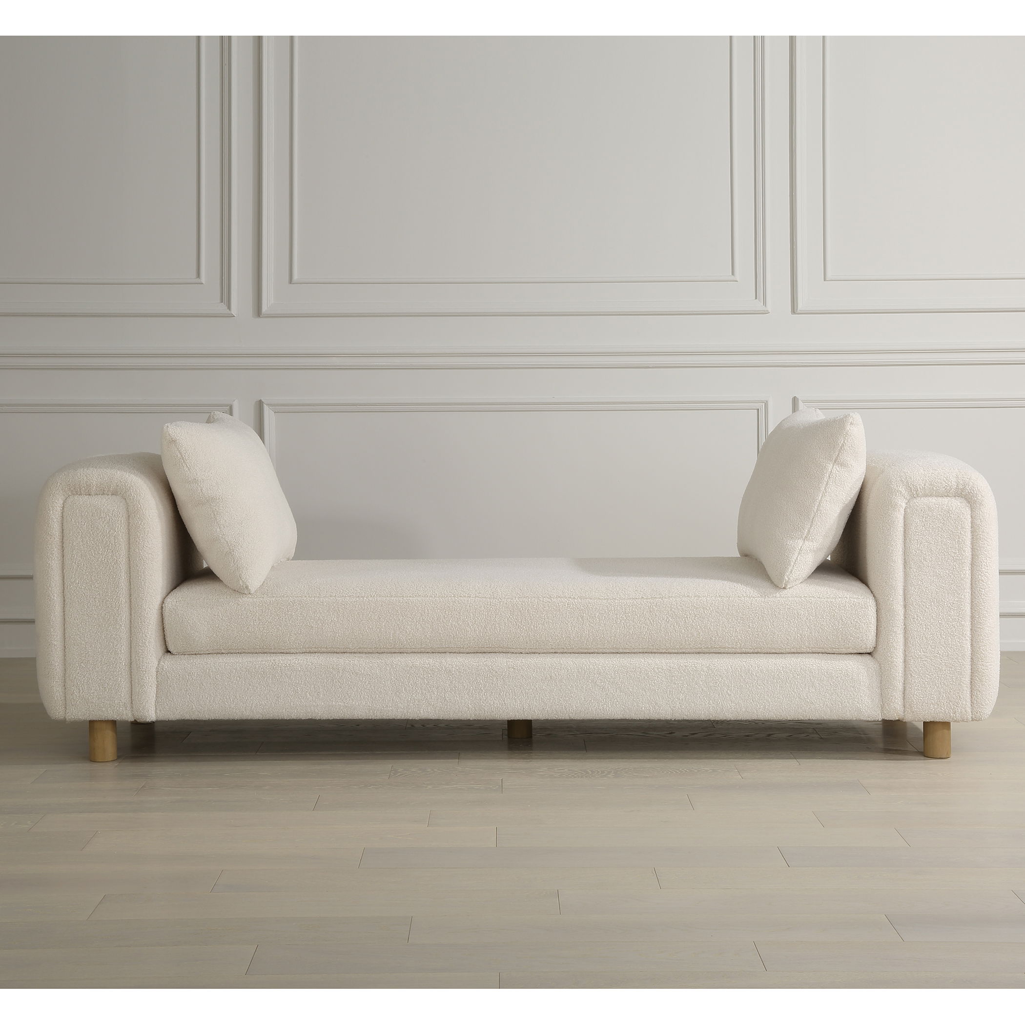 Repose Oversized Ivory Bench large image 