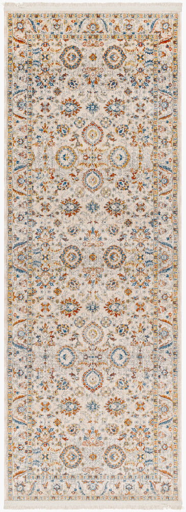 Chicago Machine Woven Rug, by Surya, 8'0.06" length x 2'9.86" width