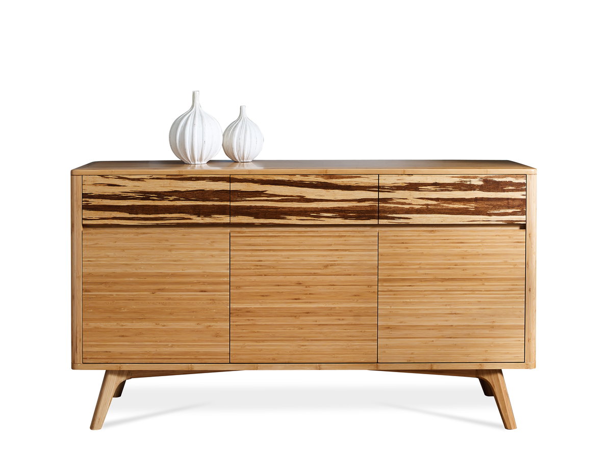 Azara Sideboard, Caramelized, Sideboards & Buffet by Greenington, 18" length x 57" width x 32" height View 3