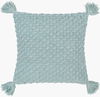 Makrome Accent Pillow, Decorative Pillow by Surya, 22" length x 22" width thumbnail