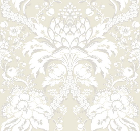 Artichoke Dam Beige & Gold Wallpaper