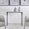 Bourges White Marble Console Table, by Uttermost, 36" width x 34" height x 12" depth thumbnail 5