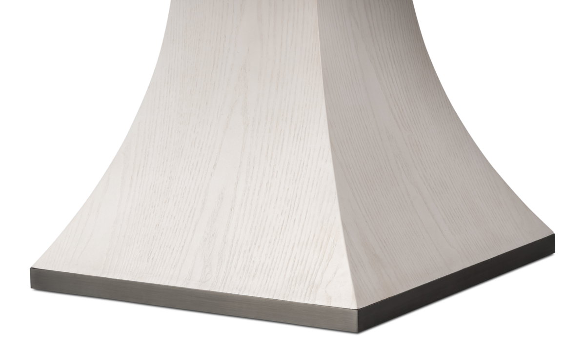 Gramercy Park Jupe Table, by Sarreid, 3'7" length x 6'7" width x 2'6" height View 6