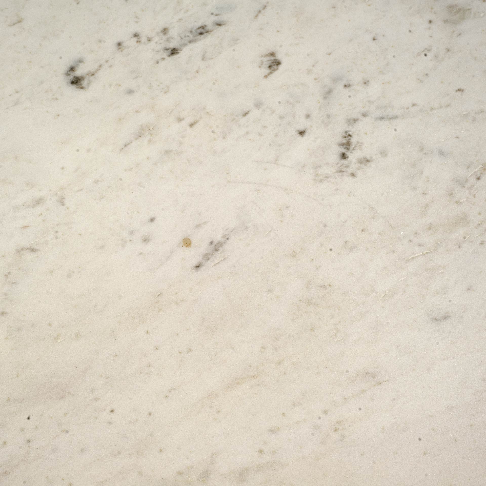 Veneto 40' Round White Marble Top with Black Metal Base Dining Table, by Mercana, 40" length x 40" width x 30" height View 3