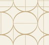 Sun Circles Cream & Gold Wallpaper thumbnail 0