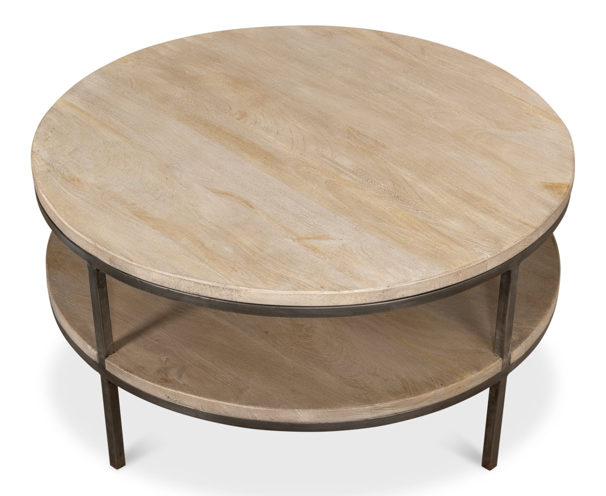 De Stiol Coffee Table, by Sarreid, 2'11" length x 2'11" width x 1'6" height View 10