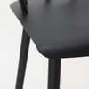 Colin Backless 38.2in Seat Counter Stool | Black Metal, Counter & Bar Stool by Mercana, 21.1" length x 22.6" width x 38.19" height thumbnail 12