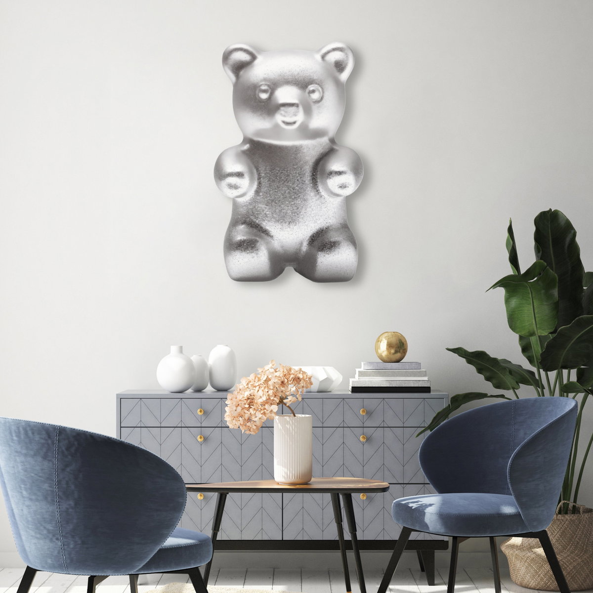 Gummy Bear Silver (No Embellishment), Art by Oliver Gal,  15x10 View 4