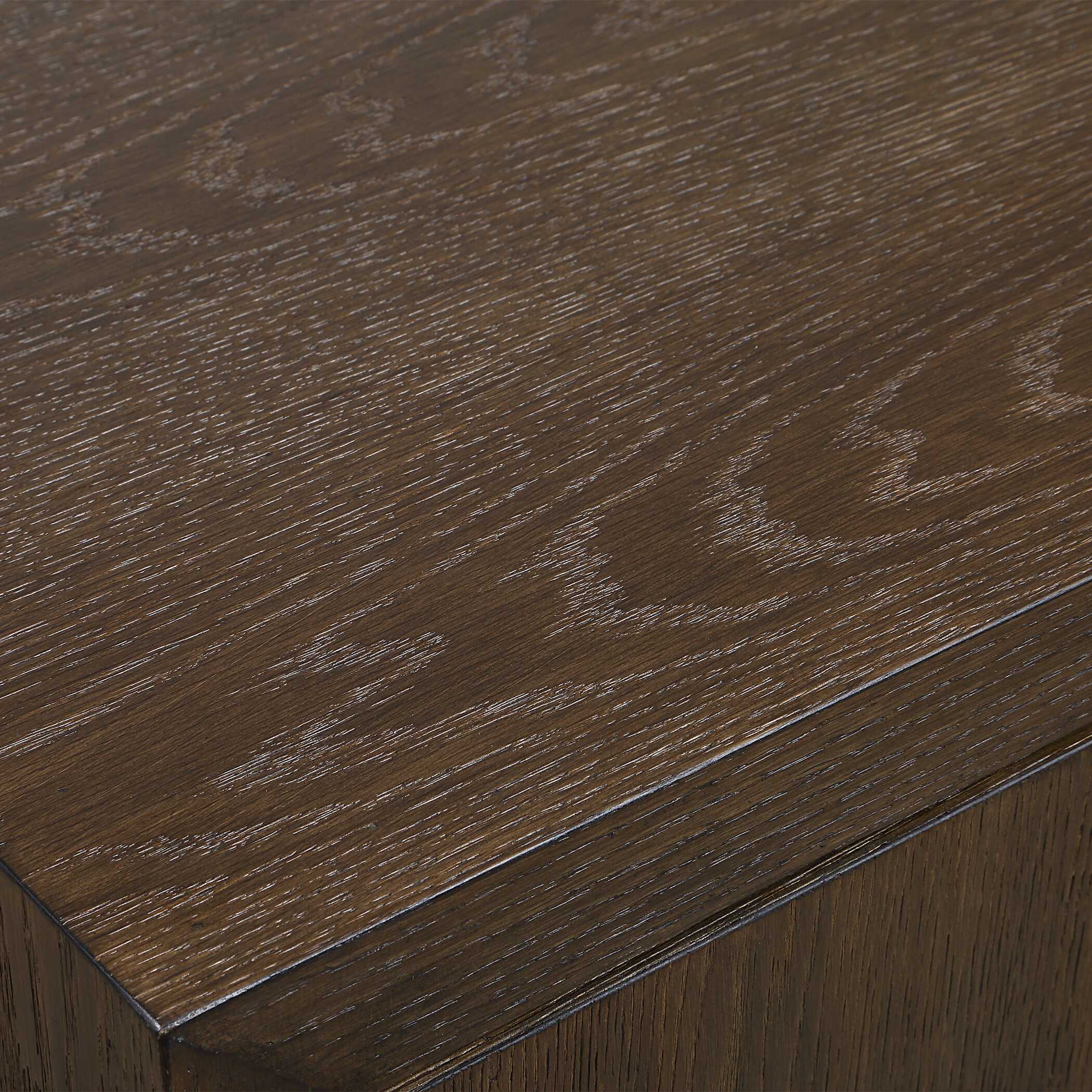 Mayenne 2 Door Oak Wood Cabinet large image 