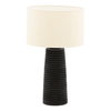 Khan Table Lamp Black, by Dovetail, 18" width x 30.8" height x 18" diameter x 18" depth thumbnail 1