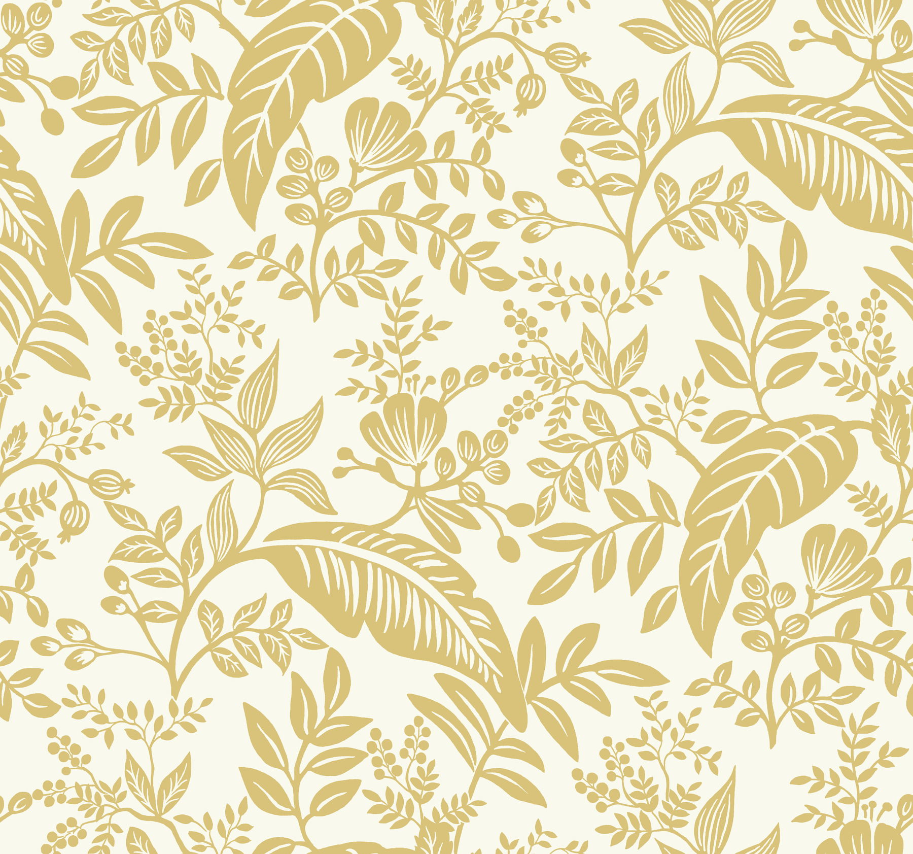 Canopy Gold & White Wallpaper large image 