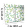 Forest Leaves Green Peel & Stick Wallpaper, by York Wall, 20' length x 1'8.5" width x 0.02" depth thumbnail 8
