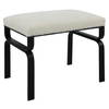 Diverge White Shearling Small Bench, Benche by Uttermost, 22.75" width x 18.75" height x 15.12" depth thumbnail 5