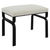Diverge White Shearling Small Bench, Benche by Uttermost, 22.75" width x 18.75" height x 15.12" depth thumbnail 5