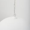Juniper 24' Round White Dome Pendant Light, by Mercana, 24" length x 24" width x 15" height thumbnail 6