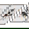 Burgundy Interjection Abstract Prints Set/2 thumbnail 0