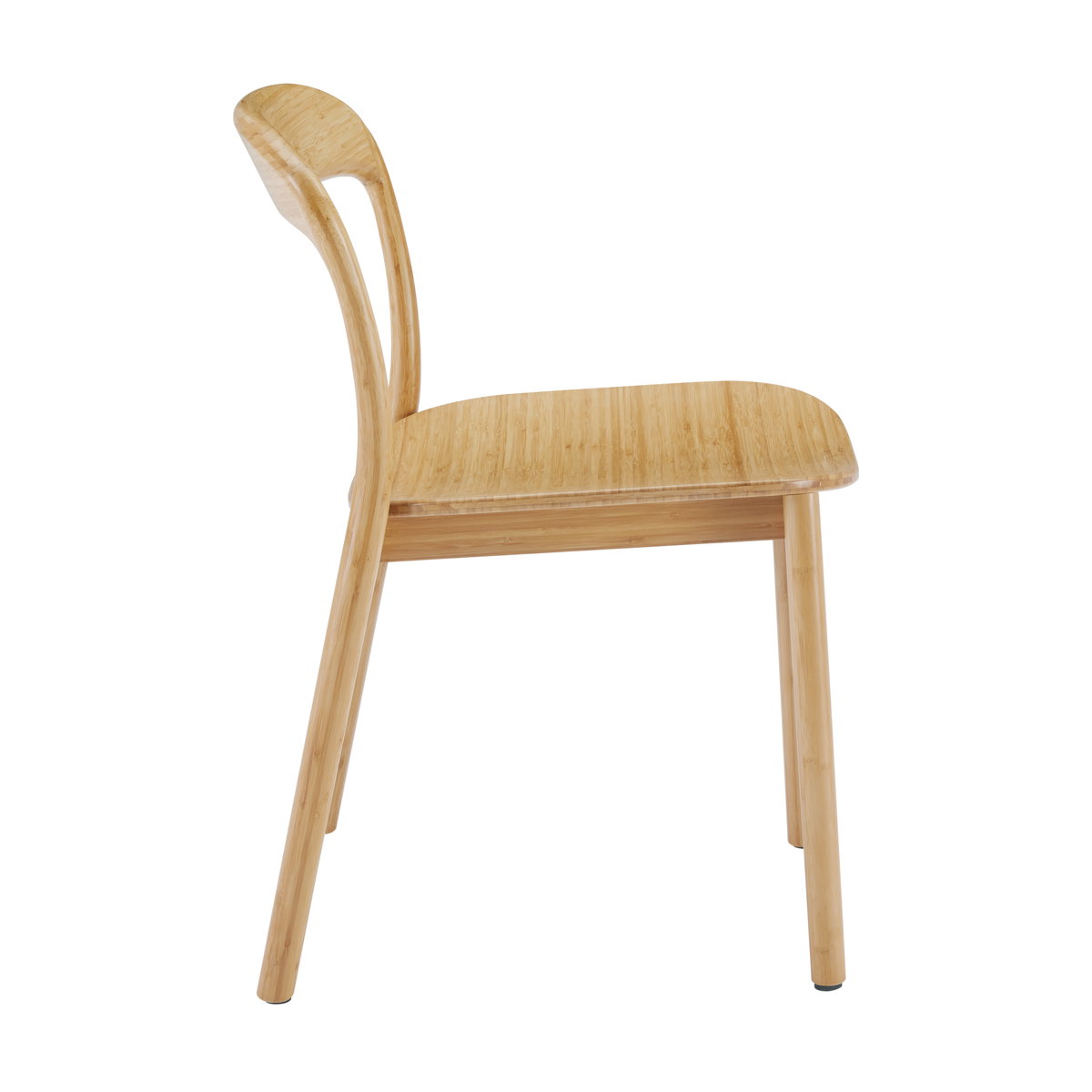Hanna Dining Chair Bamboo Seat, Wheat (Set of 2), by Greenington, 18" length x 21.5" width x 30.75" height View 7