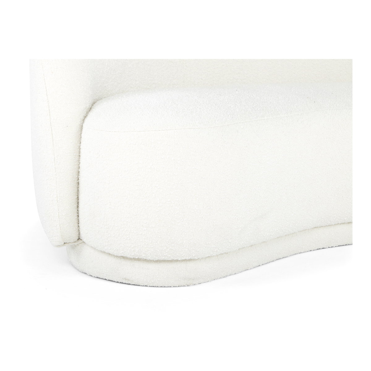 Excelsior Sofa Cream, Sofas & Sectional by Moe's Home, 82.25" width x 31.5" height x 41.5" depth View 5
