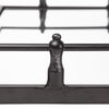 Christa 22L x 22W Black Metal Mirrored Base Square Tray thumbnail 5