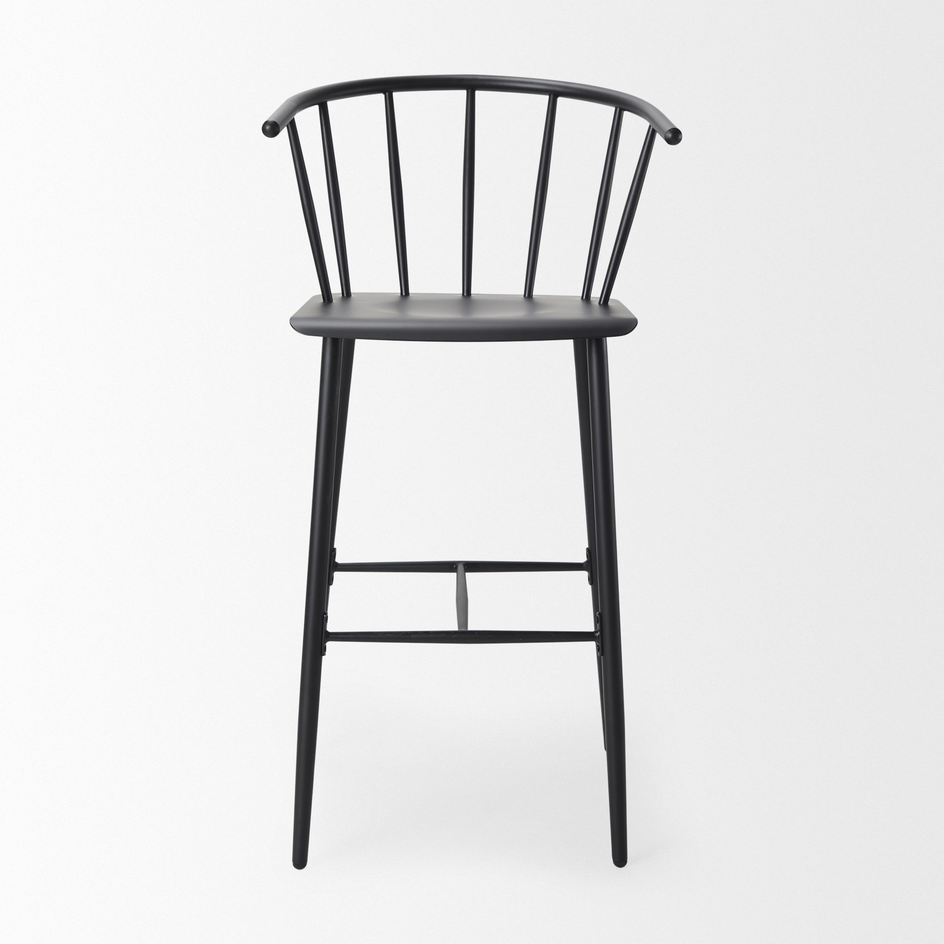 Colin Black Metal Bar Stool large image 