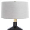 Flanagan Mottled Gloss Table Lamp, by Uttermost, 18" width x 25.75" height x 18" depth thumbnail 6