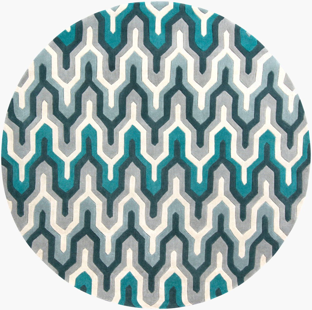 Cosmopolitan Handmade Rug, by Surya, 1'6" length x 1'6" width