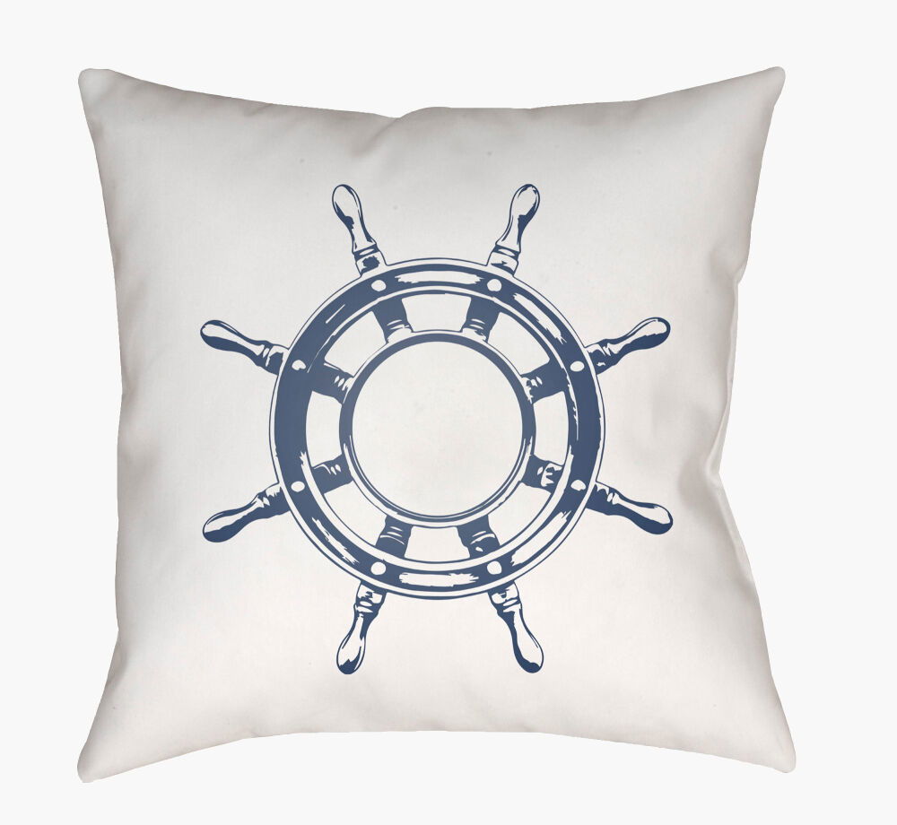 Nautical II Accent Pillow, Decorative Pillow by Surya, 20" length x 20" width