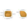 Rae Outdoor Accent Chair Deep Yellow thumbnail 8