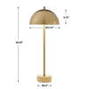Dunham Brass Buffet Lamp, Table Lamp by Uttermost, 11.75" width x 28.25" height x 11.75" depth thumbnail 3