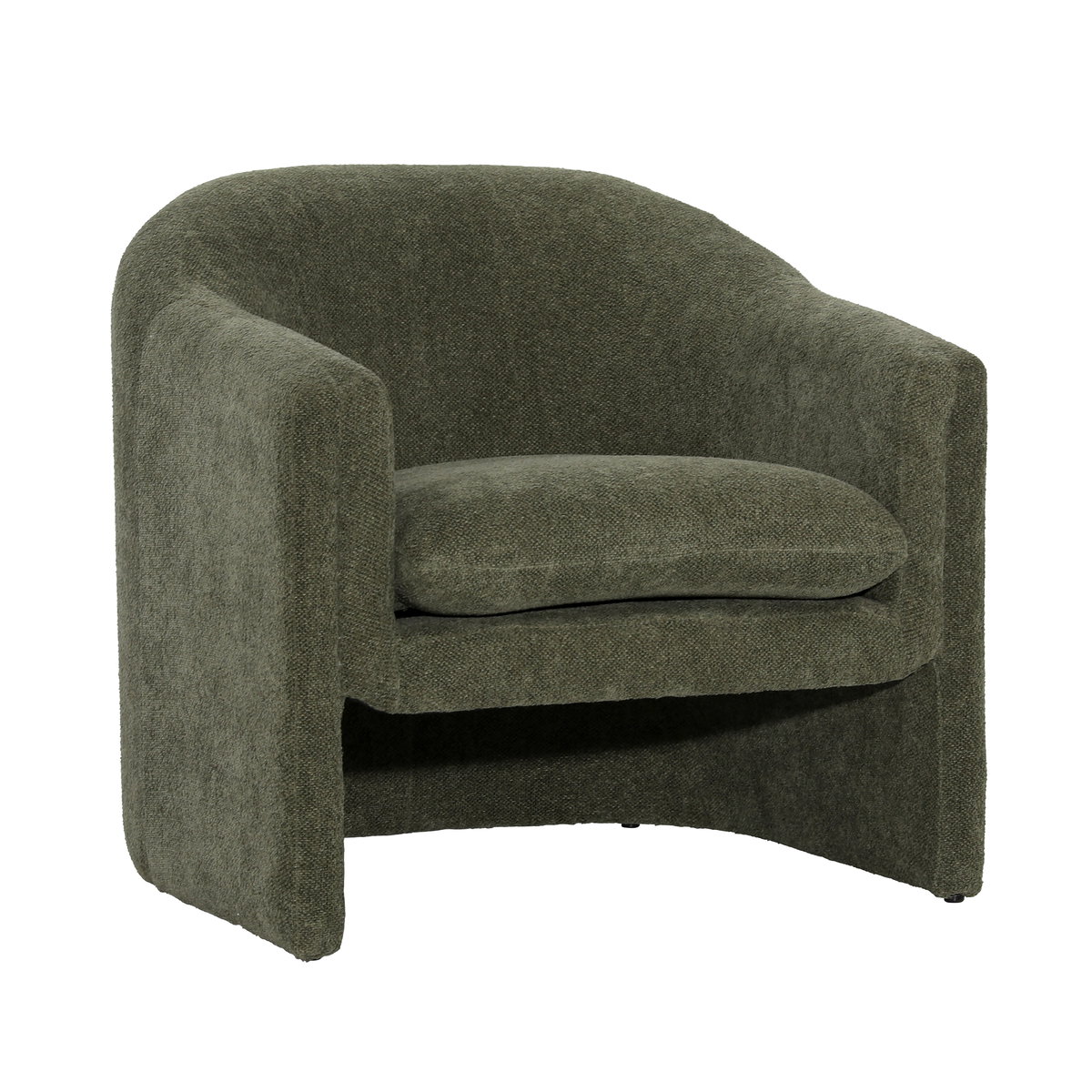 Alda Occasional Chair Green, Accent Chair by Dovetail, 33.5" width x 31" height x 30.5" depth View 1