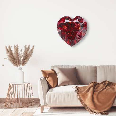 Ruby Fire Heart III (No Embellishment)
