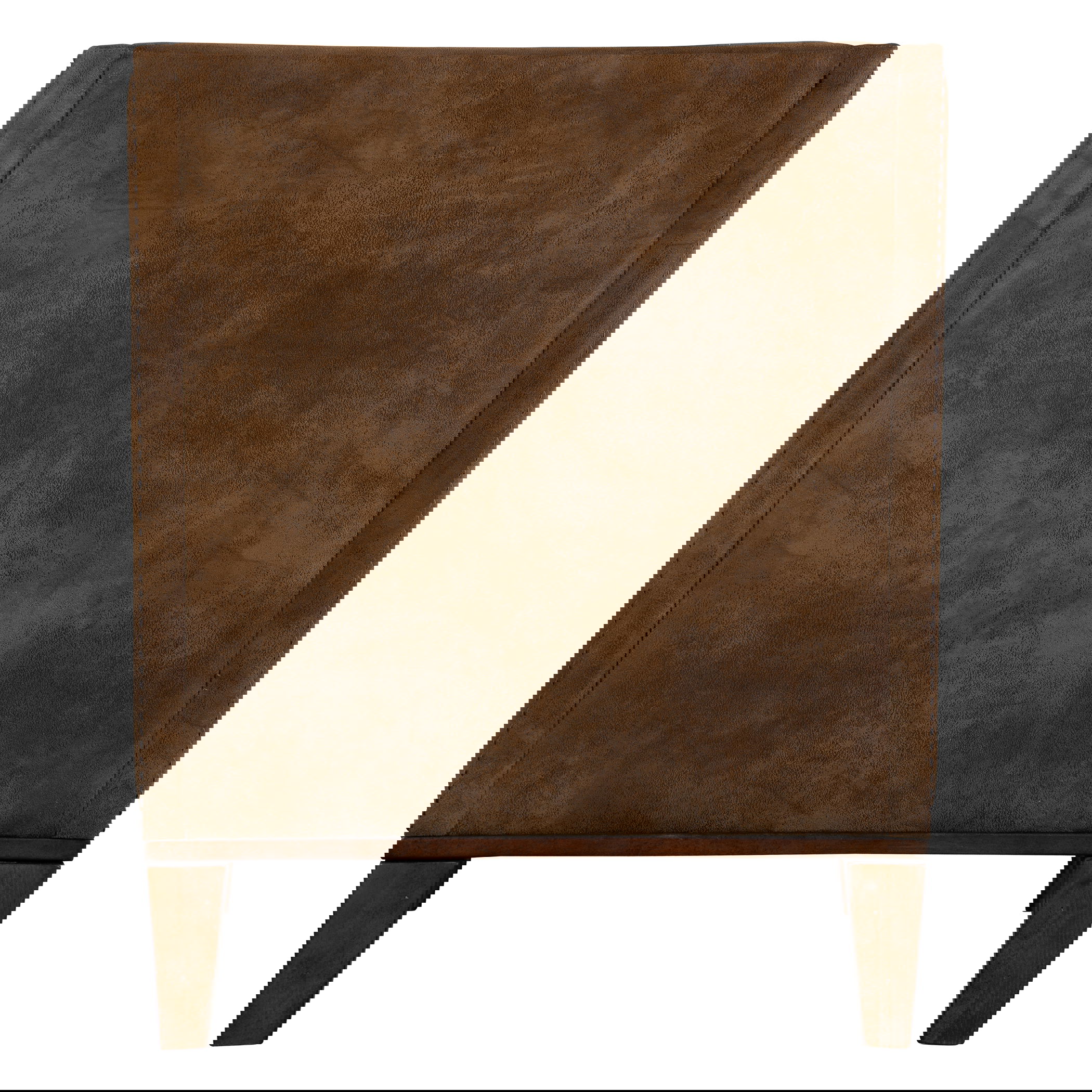 Clay Leather Armchair, Furniture by Uttermost, 32.5" width x 37" height x 35" depth View 10