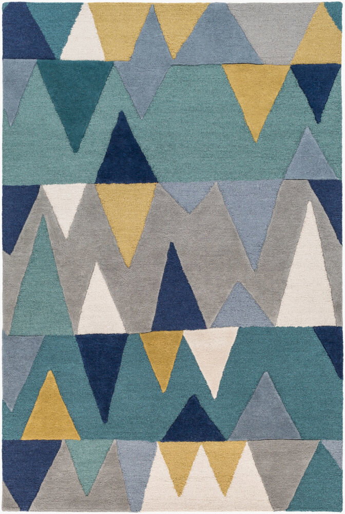 Kennedy Handmade Rug, by Surya, 7'6" length x 5' width