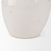 Urvi Tall Off White Speckled Asymmetrical Ceramic Vase thumbnail 9
