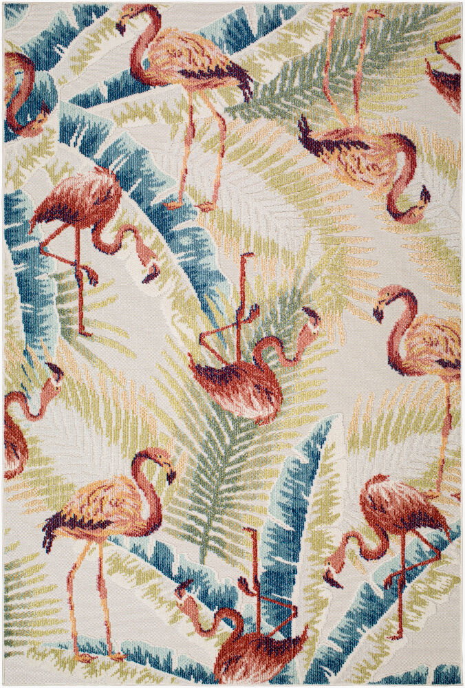 Lakeside Machine Woven Rug, by Surya, 1'3.75" length x 1'3.75" width