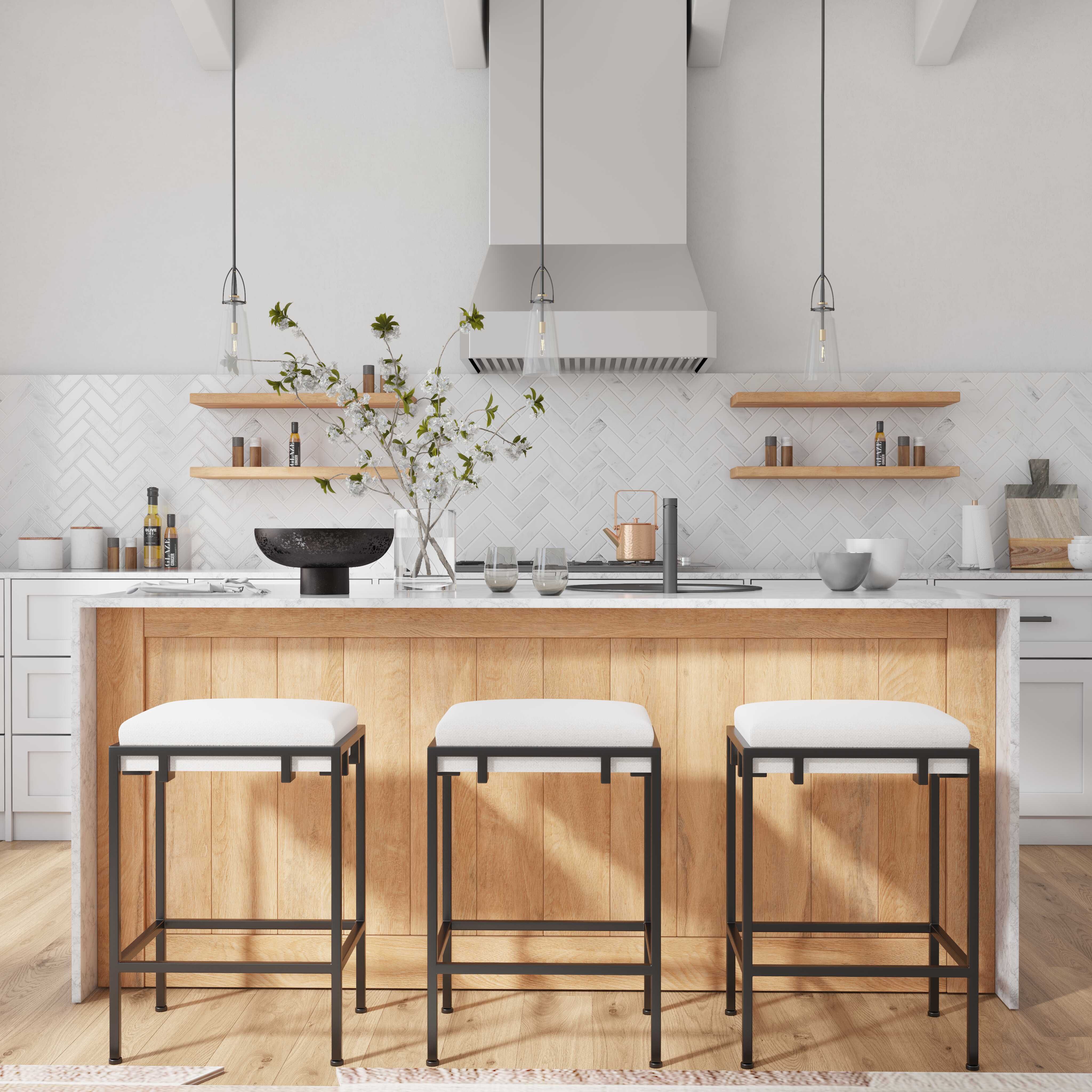 Saugus Industrial 1 Light Pendant, Ceiling Light by Uttermost, 8" width x 20" height x 8" diameter x 8" depth View 8