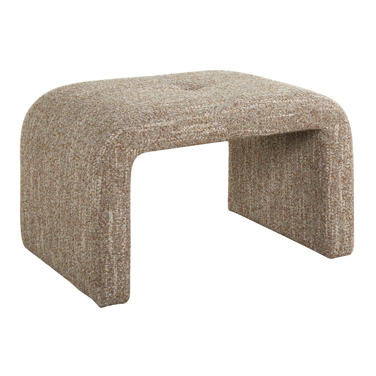 Leora Upholstered Modern Small Bench, Furniture by Uttermost, 30" width x 19" height x 21" depth View 4