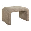 Leora Upholstered Modern Small Bench, Furniture by Uttermost, 30" width x 19" height x 21" depth thumbnail 4