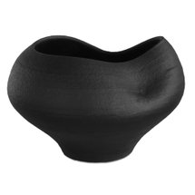 Online Designer Combined Living/Dining Nocturne Textured Black Bowl