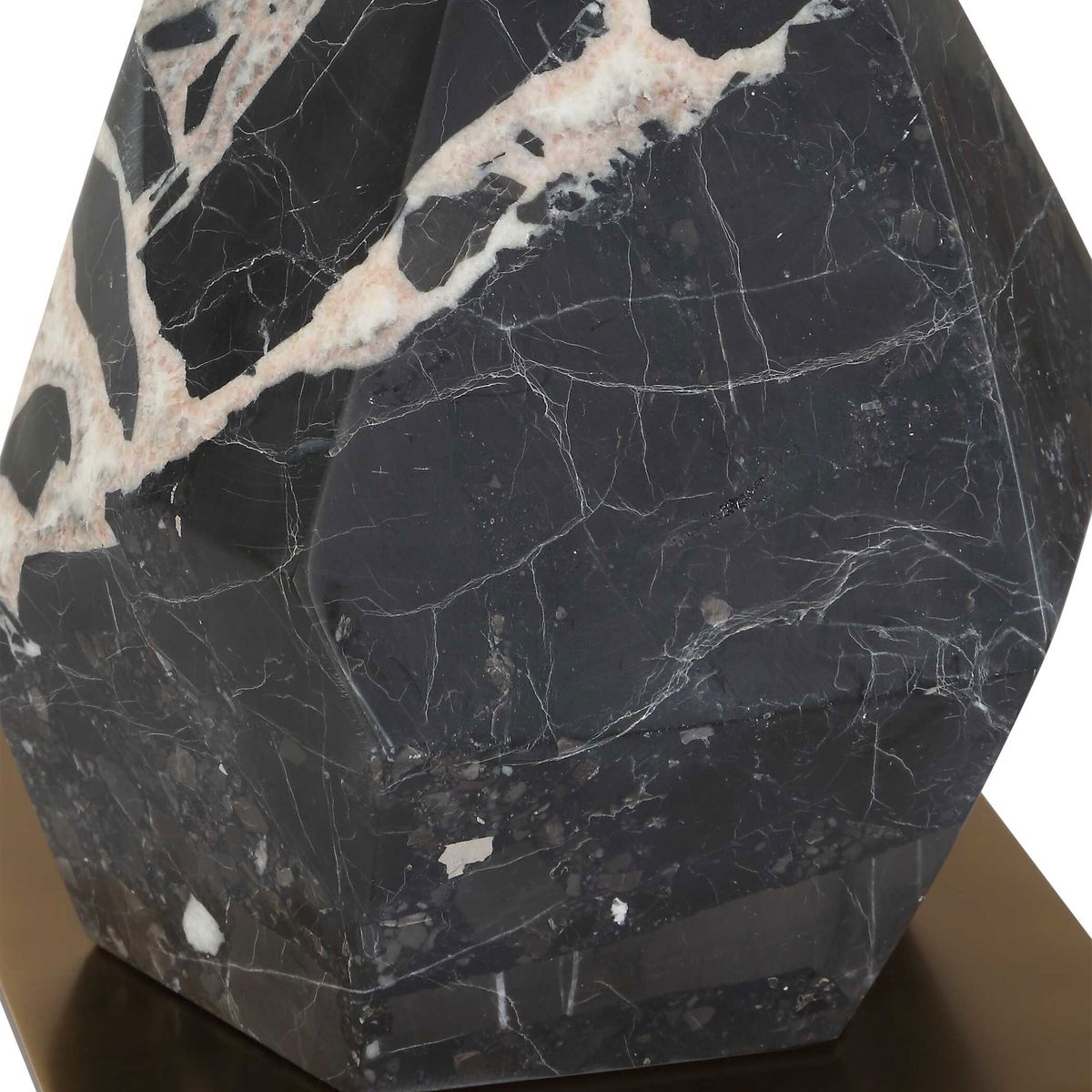 Rowland Panda Marble Buffet Lamp, Table Lamp by Uttermost, 13" width x 37" height x 13" depth View 9