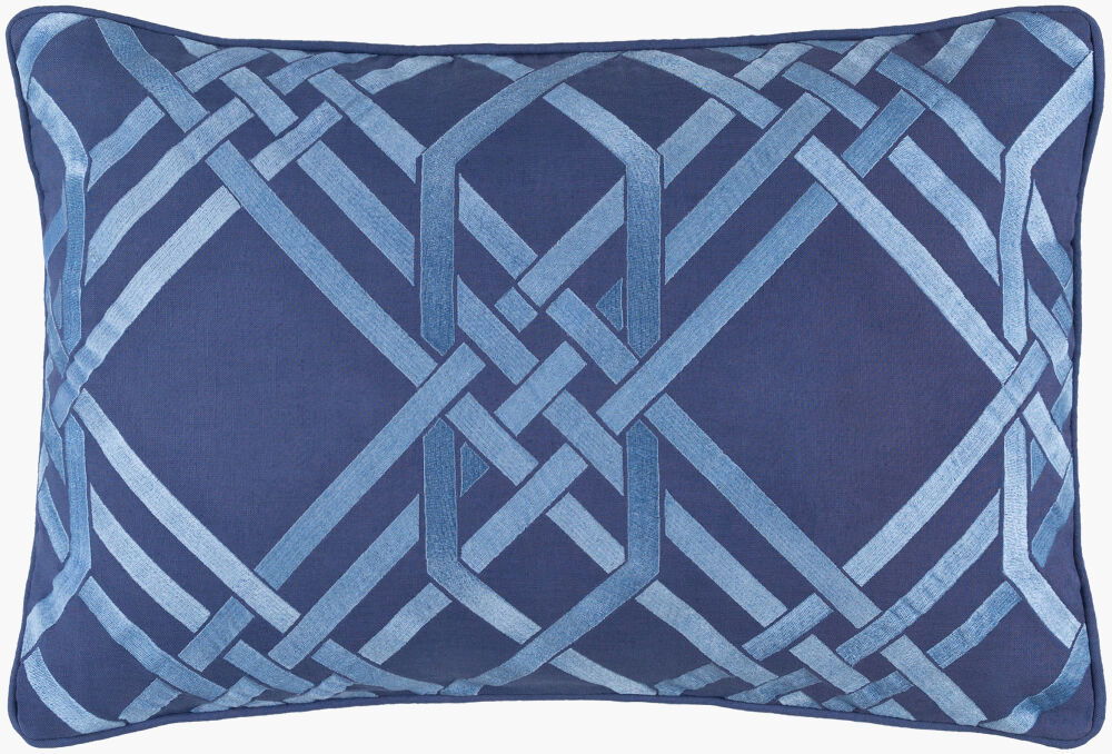 Pagoda Lumbar Pillow, Decorative Pillow by Surya, 13" length x 20" width