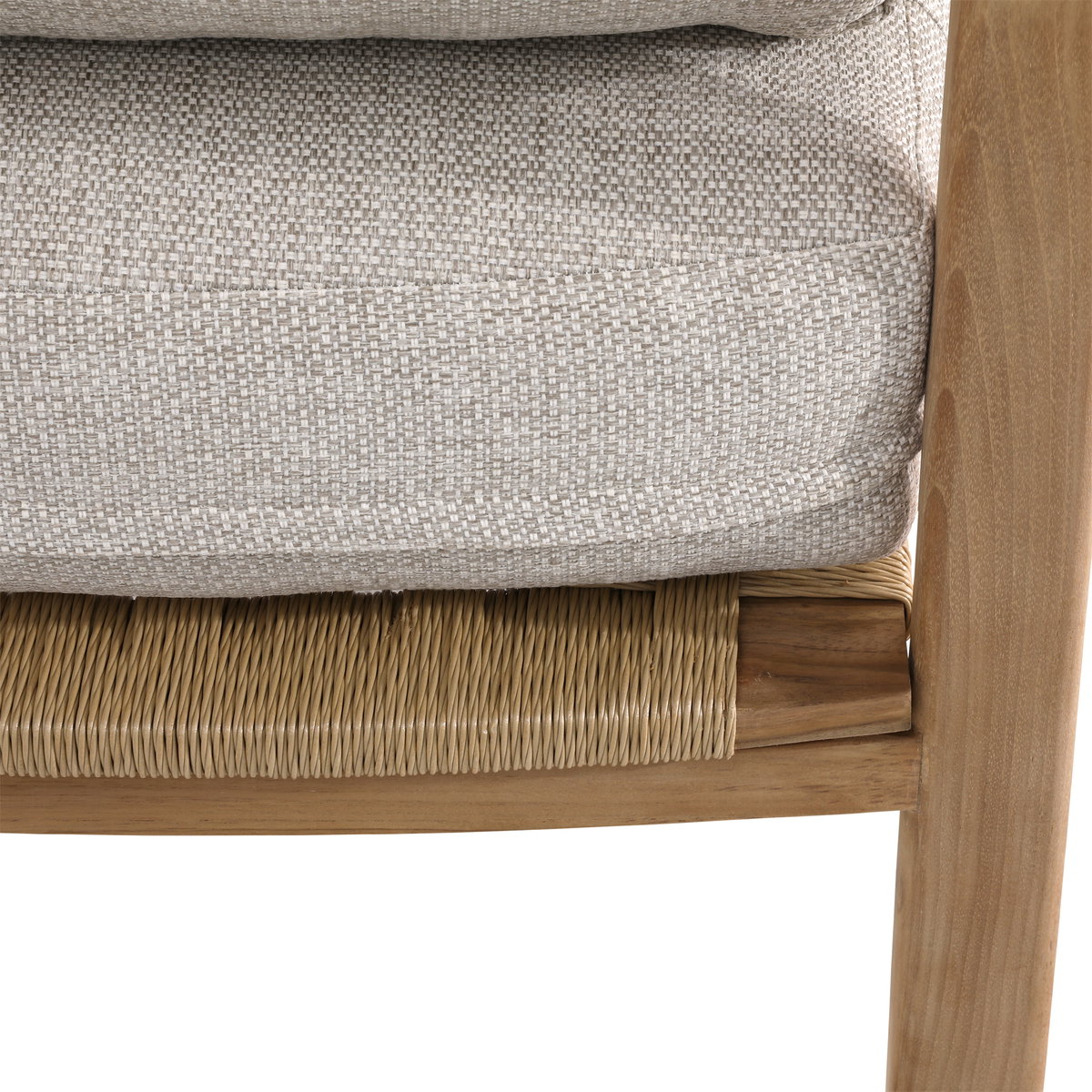 Lexy Outdoor Occasional Chair Taupe, Accent Chair by Dovetail, 32" width x 27" height x 32" depth View 8