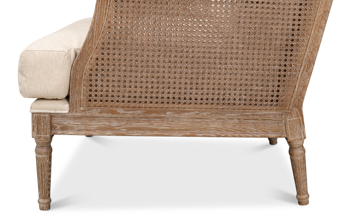 Ava Chair, by Sarreid, 2'11" length x 2'5" width x 3'2" height View 5